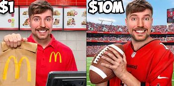 Mr Beast $1 Vs $10,000,000 Job!