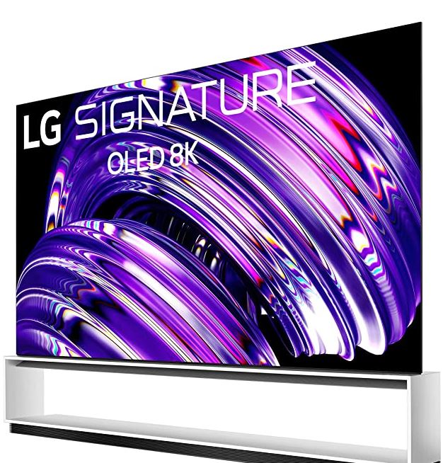 LG Signature 88-Inch Class OLED Z2 Series Alexa Built-in 8K Smart TV, 120Hz Refresh Rate, AI-Powered , Dolby Vision IQ and Dolby Atmos, WiSA Ready, Cloud Gaming (OLED88Z2PUA, 2022)